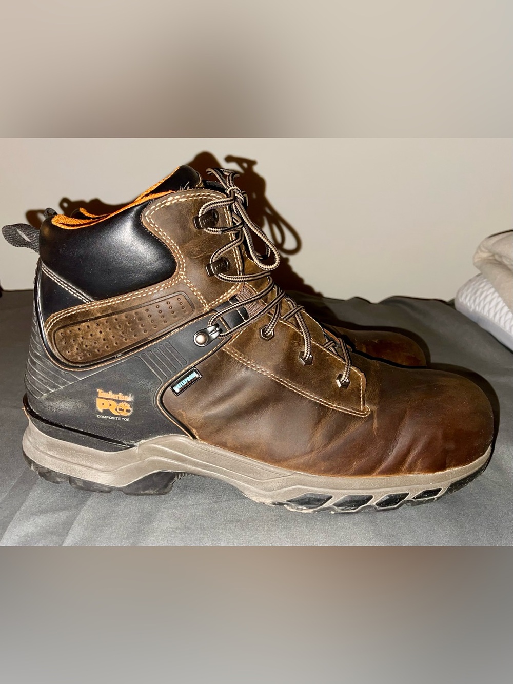 Timberland PRO Men’s Hypercharge 6-inch Composite Safety Toe Work Boots SIZE 14